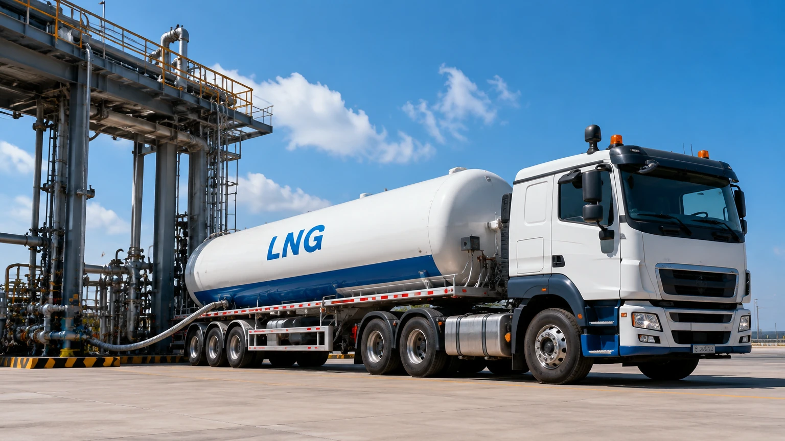 Lng Truck Loading Skid visual guide