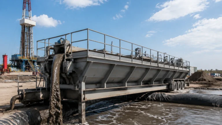 Mobile Wastewater Clarifier for Fracking visual guide