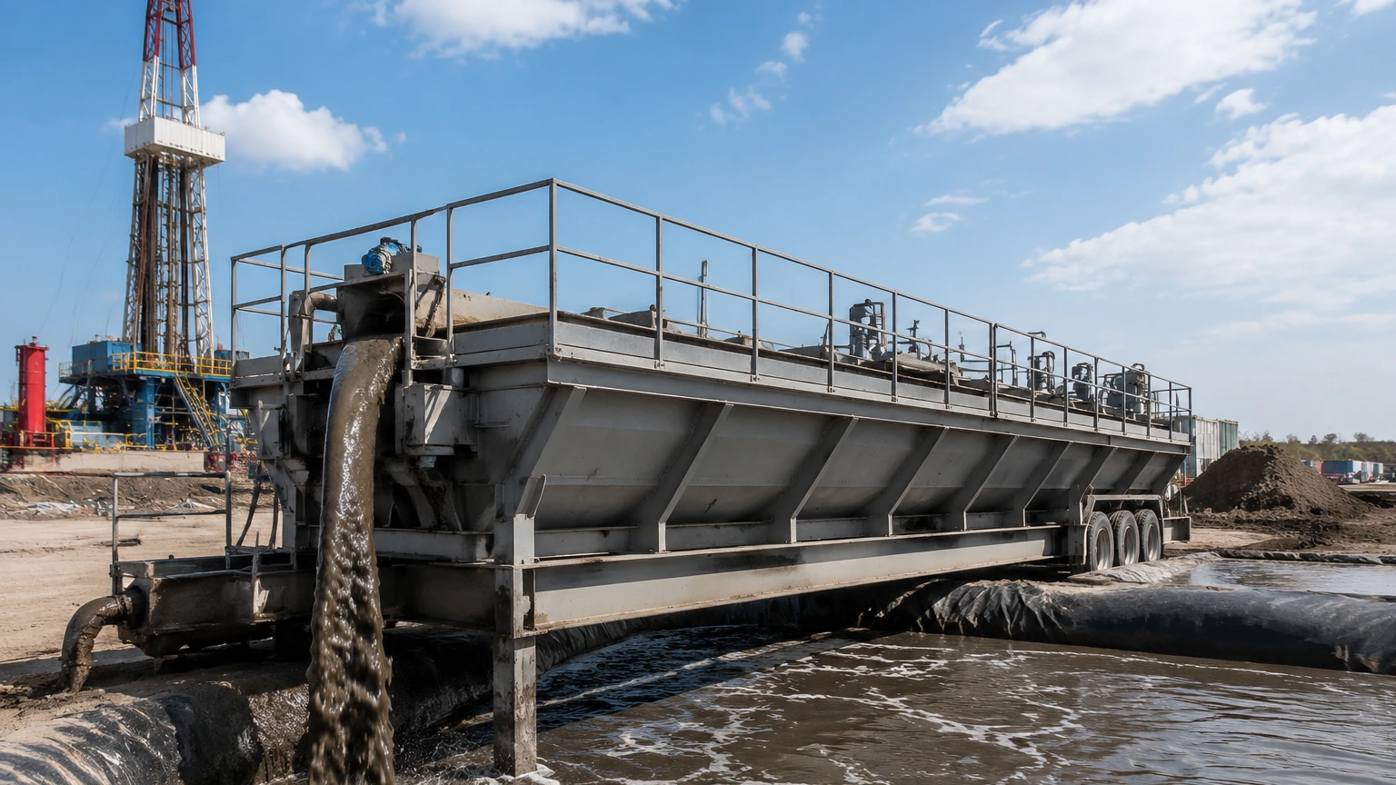 Mobile Wastewater Clarifier for Fracking visual guide
