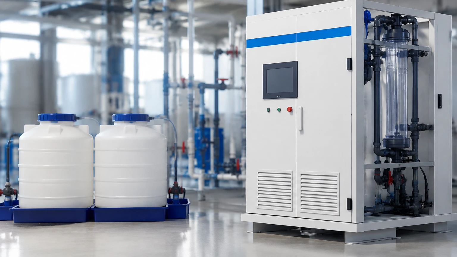 On-site Generation System for Sodium Hydroxide visual guide