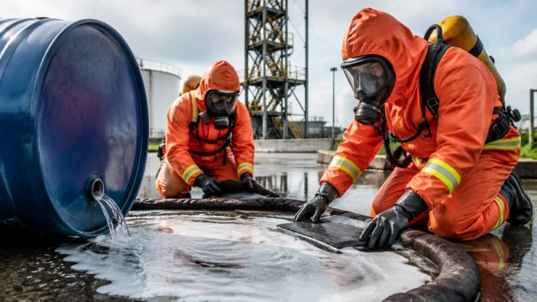 Operations Level Responders May Perform Leak Control By visual guide