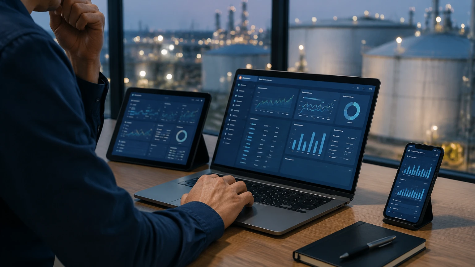 Remote Monitoring Tank Level Software visual guide