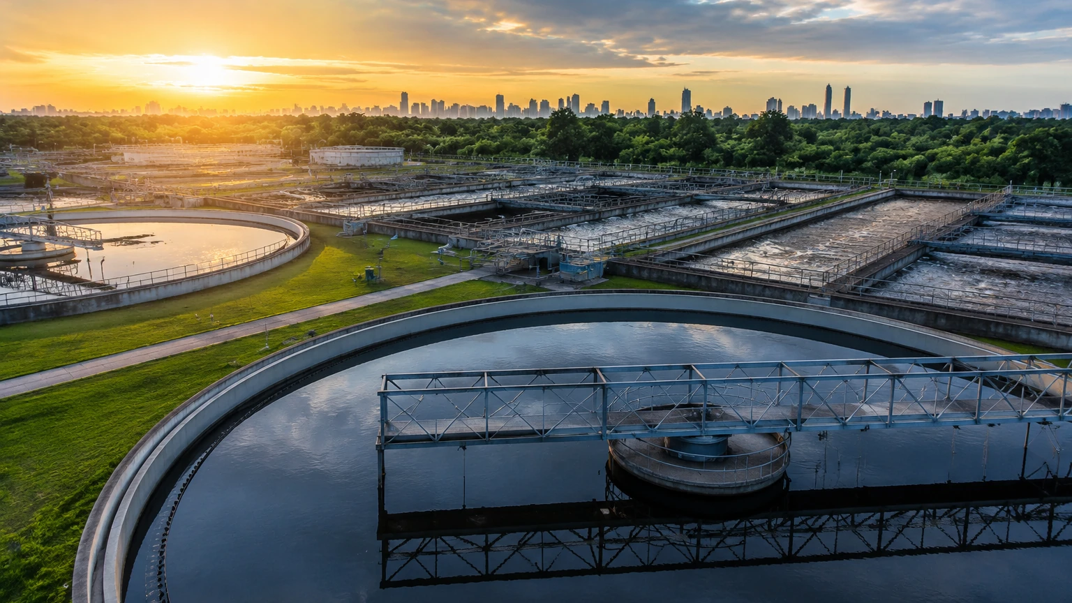 Wastewater Treatment Automation visual guide